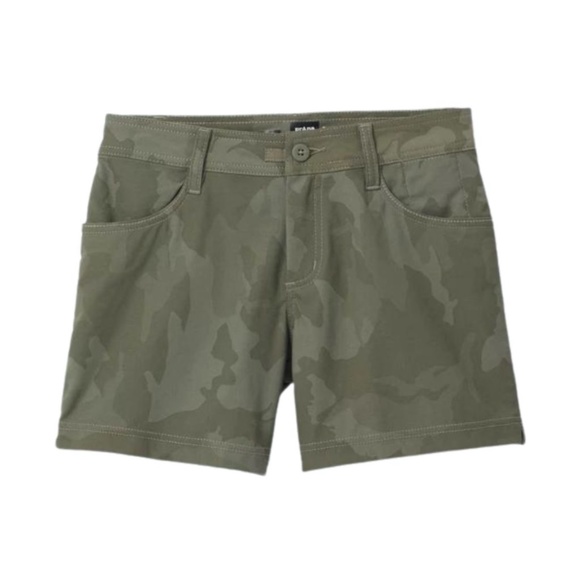 Prana Olive Green Athletic Shorts - Picture 6 of 9